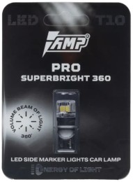 LED AMP PRO T10 SuperBright 360 (2 шт.)