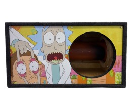 Корпус для сабвуфера 12" Ф/И труба (Люкс) Аэрография Rick and Morty)