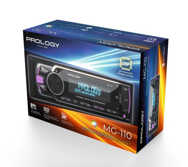 Магнитола 1DIN 12v DSP Prology MG-110