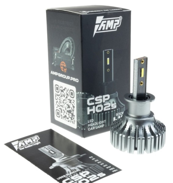 LED AMP CSP H02s H3 (1шт.)
