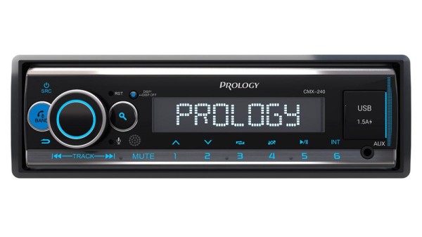 ЯЯЯ Магнитола 1DIN 12v Prology CMX-240 bluetooth, USB, FM 3RCA