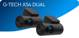 Регистратор 2 камеры Neoline G-Tech X54 Dual (Full HD, Wi-Fi, 340 градусов, GPS/ Глонасс базы)