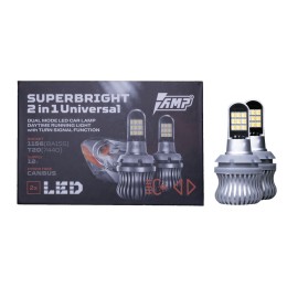 LED AMP SUPERBRIGHT 2IN1 UNIVERSAL (2 шт.) с функцией поворотника
