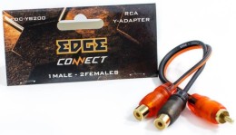 Y-коннектор EDGE EDC-YB200 (1 папа - 2 мама) медь