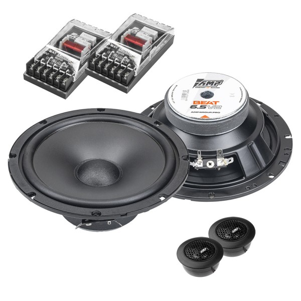 Динамики AMP Beat 6.5 V2 (16 см) 2-полосные компонент (2шт) 60 Вт