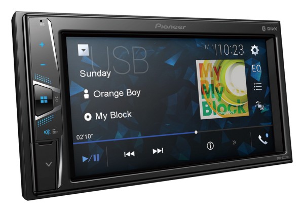 Магнитола 2DIN 180x100 Pioneer DMH-G221BT