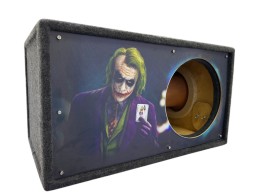 Корпус для сабвуфера 12" Ф/И труба (Люкс) Аэрография (JOKER Харли)