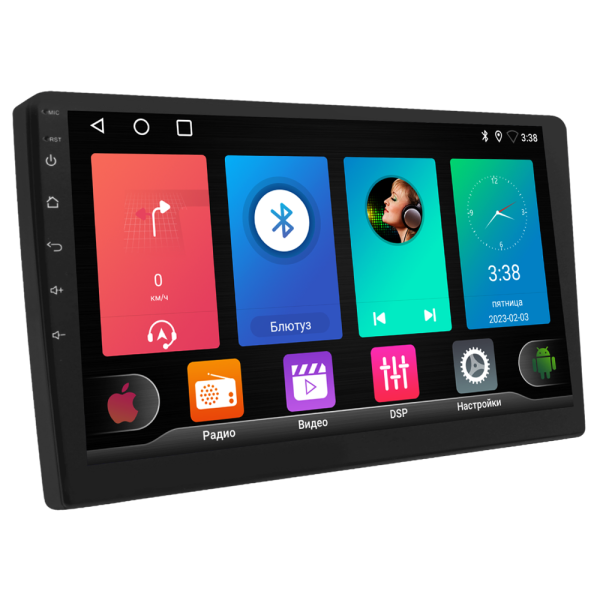 Магнитола 9" ACV AD-9003 v2 2/32Gb, QLED, Android 13, 1280*720
