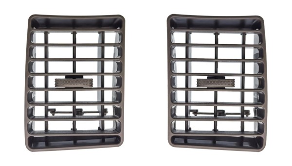 Дефлекторы воздуховодов в Toyota Corolla 2000-2007 для рамок MFA/MFB (бежевые, высота 85мм)