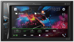 Магнитола 2DIN 180x100 Pioneer DMH-G225BT 2RCA