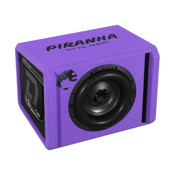 Сабвуфер активный 10" DL Audio Piranha 10A V.3 Purple, MAX 800 Вт