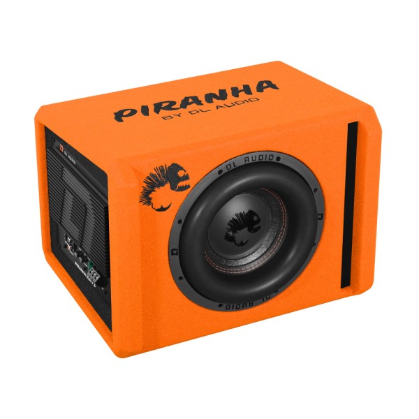 Сабвуфер активный 10" DL Audio Piranha 10A V.3 Orange, MAX 800 Вт