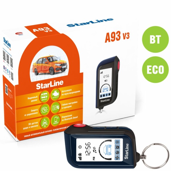 Сигнализация Starline A93 V3 BT ECO