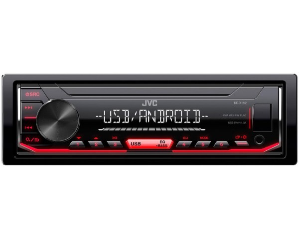 Магнитола 1DIN 12v JVC KD-X152M