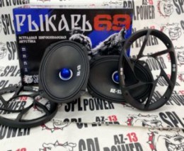 Динамики AZ-13 SPL Power Рыкарь 69 эстрадные широкополосные, 150/300 Вт, 92 дБ, 80-20000 Гц