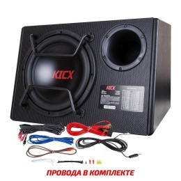 Сабвуфер активный 12" KICX GT500BPA  500/1100 Вт + провода