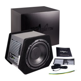 Сабвуфер активный 10" KICX Sound Civilization Q250BPA 300/600 Вт