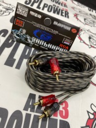 Кабель RCA (межблочный) AZ-13 SPL Power Валькирия 5м (2RCA-2RCA)