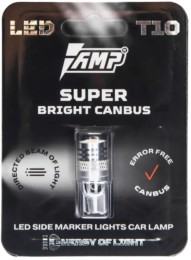 LED AMP SuperBright T10 Canbus (2 шт.)
