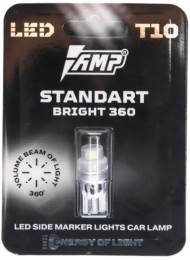 LED AMP StandartBright 360 T10 (2 шт.) LED AMP StandartBright 360 T10 (2 шт.)