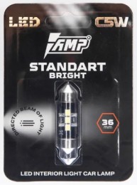 LED AMP StandartBright C5W (36мм) (2 шт.)