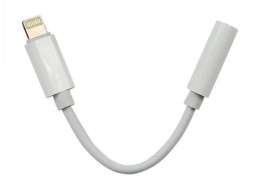 Адаптер AUX - Lightning L-01 (3.5 jack - Lightning), Kstati, белый Адаптер AUX - Lightning L-01 (3.5 jack - Lightning), Kstati, белый