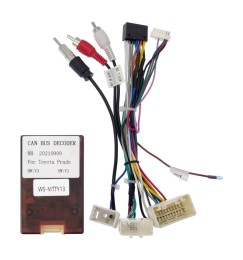 Комплект проводов WM-MT Toyota 2003-2013 (Основной, антенна, мультируль, CAN, AMP) WS-MTTY13