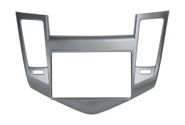 Рамка Chevrolet Cruze 2009-2012 серебристая 2Din
