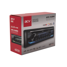 Магнитола 1DIN 24v ACV AVS-948BM bluetooth, USB, FM