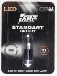 LED AMP StandartBright C5W (31мм) (2 шт.)