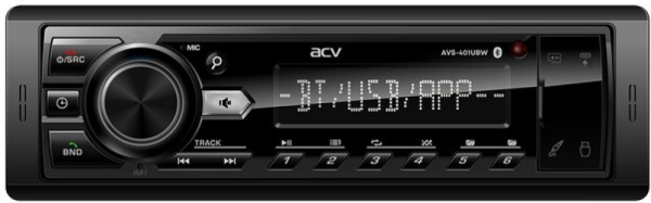 Магнитола 1DIN 12V ACV AVS-401UBW