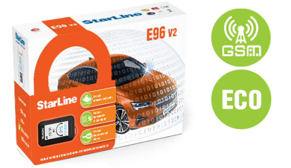 Сигнализация Starline E96 V2 BT 2CAN-4LIN GSM ECO