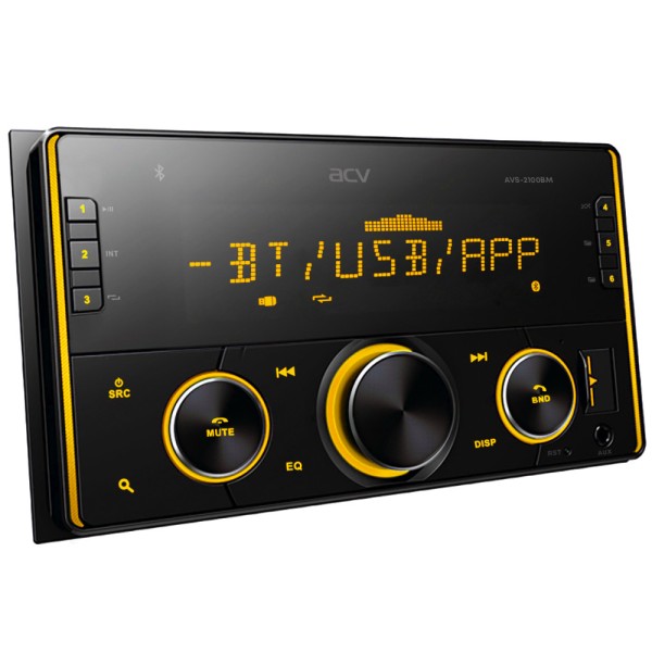 Магнитола 2DIN 180x100 ACV AVS-2100BM bluetooth, USB, SD, FM, AUX, 2RCA, 4x50W