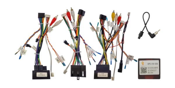 Комплект проводов WM-MT VW, Skoda 2003+ (Основной*3, антенна, CAN, AMP) XP WS-MTVW18