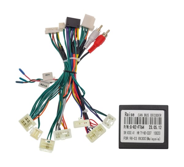 Комплект проводов WM-MT Toyota Harrier, Lexus RX 1997-2003 (основной*3, CAN)  WS-MTTY21