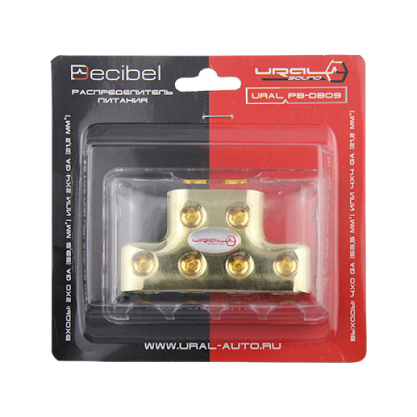 Дистрибьютор питания УРАЛ PB-DB09 (0GAx2->0GAx4)