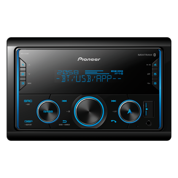 Магнитола 2DIN 180x100 Pioneer MVH-S425BT