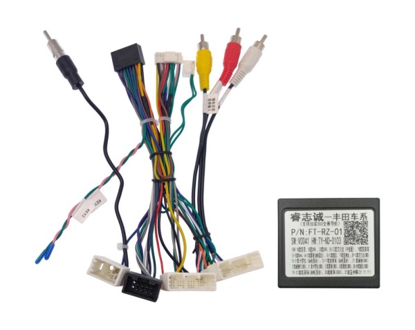 Комплект проводов WM-MT Toyota 2018+ (Основной, антенна, мультируль, CAN, CAM) WS-MTTY09
