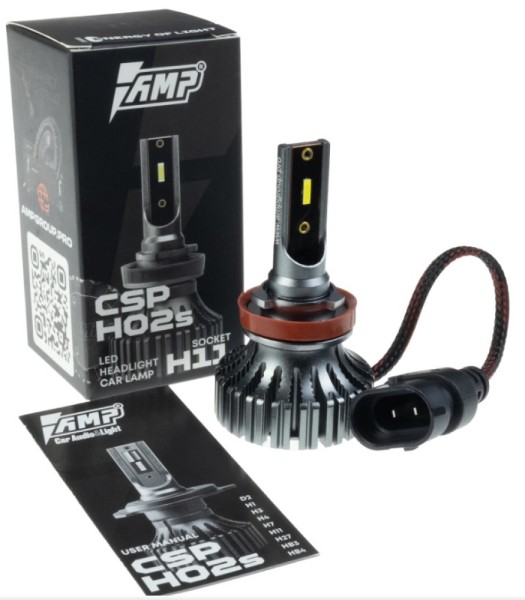 LED AMP CSP H02s H11 (1шт.)