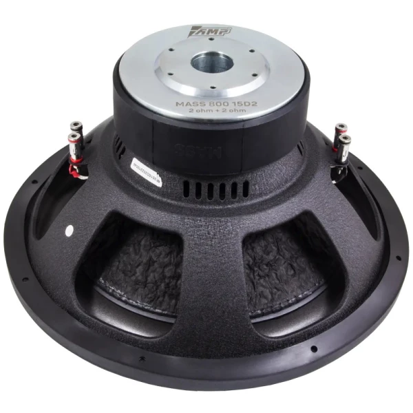 Динамик сабвуфер 12" AMP MASS 800 12D2 (2+2 Om / RMS 800/1600W)