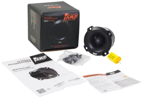 Динамики высокочастотные AMP NEO TW20 (неодим, 2", 125/250W, 105dB) (1 шт.) Динамики высокочастотные AMP NEO TW20 (неодим, 2", 125/250W, 105dB) (1 шт.)