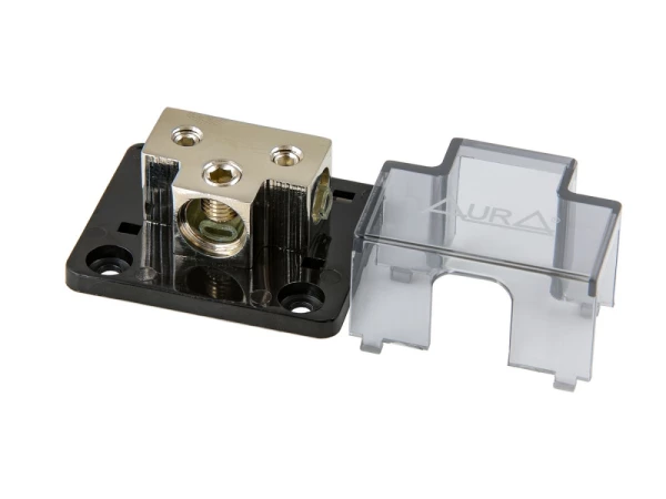 Дистрибьютор питания Aura FHD-120N (1x00Ga вход, 2x4Ga выход) Дистрибьютор питания Aura FHD-120N (1x00Ga вход, 2x4Ga выход)