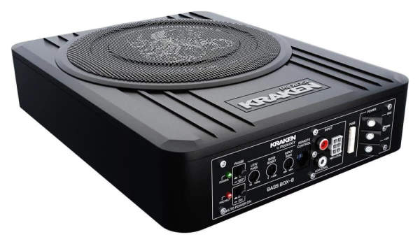 Сабвуфер активный 8" (ПОД СИДЕНЬЕ) PROLOGY KRAKEN BASS BOX-8 (RMS 200W/360W) Сабвуфер активный 8" (ПОД СИДЕНЬЕ) PROLOGY KRAKEN BASS BOX-8 (RMS 200W/360W)