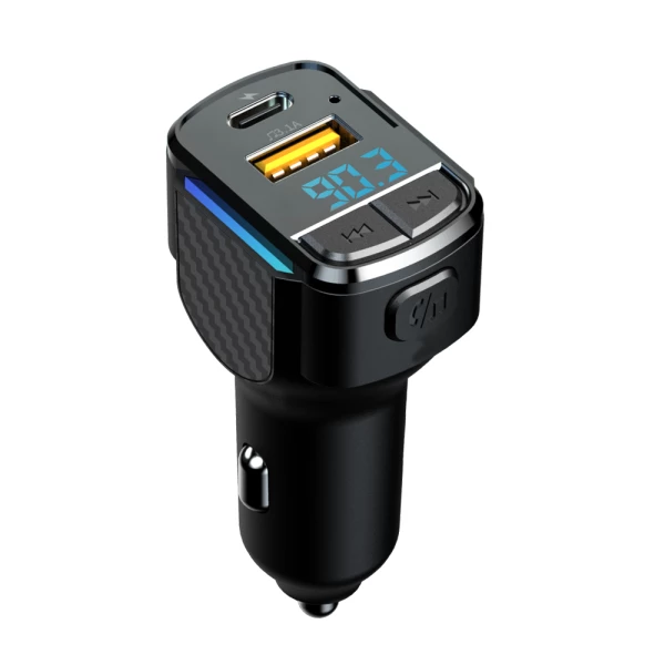 FM трансмиттер ACV FMT-125B Ж-К дисплей/USB-A+Type-C 5V/3A/BT FM трансмиттер ACV FMT-125B Ж-К дисплей/USB-A+Type-C 5V/3A/BT