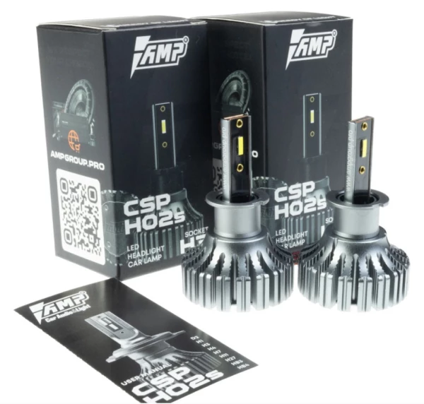 LED AMP CSP H02s H3 (1шт.)