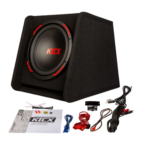 Сабвуфер активный 12" KICX GT305BPA  350/975 Вт