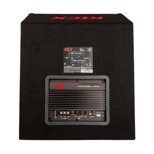 Сабвуфер активный 12" KICX GT305BPA  350/975 Вт