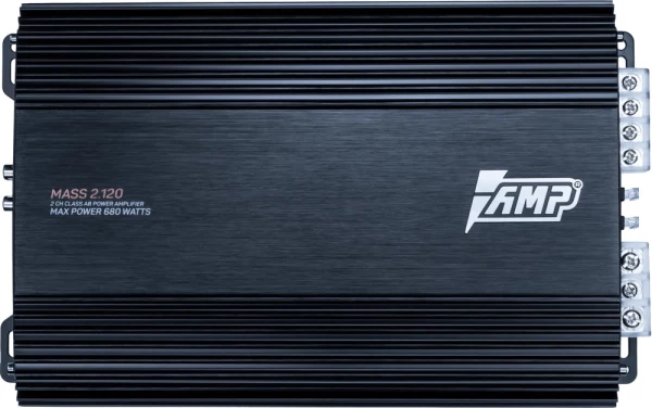 Усилитель 2-канальный AMP MASS 2.120 2x120 (4 Ом)/2x180 (2 Ом)/1x360 (мост 4 Ом)