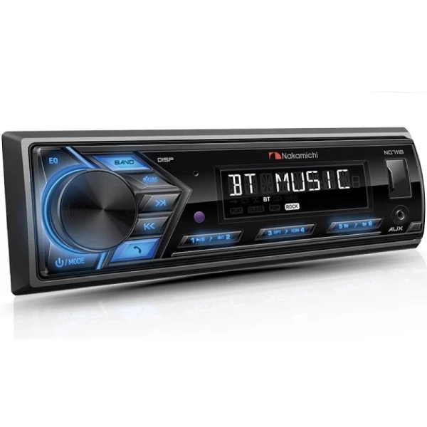 Магнитола 1DIN 12v Nakamichi NQ-711B USB/AUX/BT