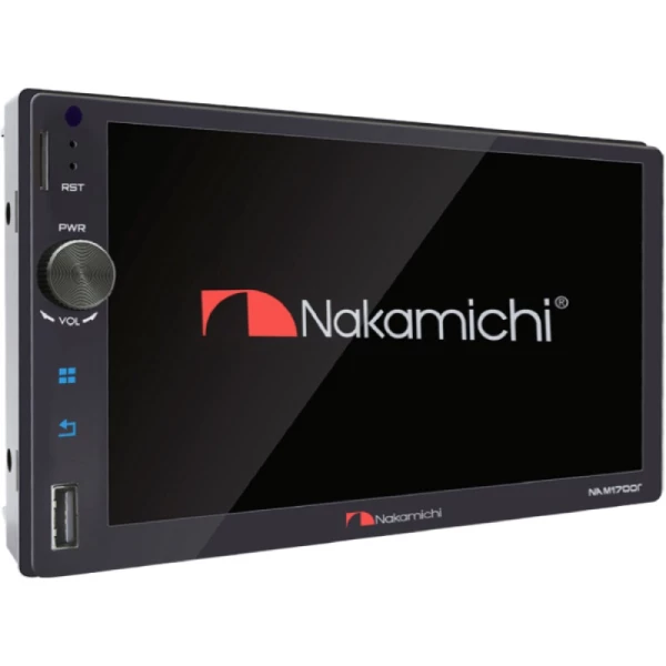 Магнитола 2DIN 180x100 Nakamichi NAM-1700R USB/MP3/SD/BT 4x50w